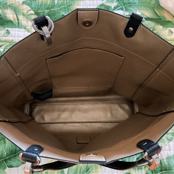 Ralph Lauren Black and Cork Tote Bag - Picture 5 of 13